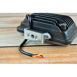 Фара LED прямокутна 66 W 6000 K (22 діодів) (15.2 см х 9 см х 5см) (ближний + дальний )