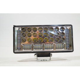 Фара LED прямокутна 204W 6000K (68 діодів) (ближній + дальний + стробоскоп Червоно-синій)