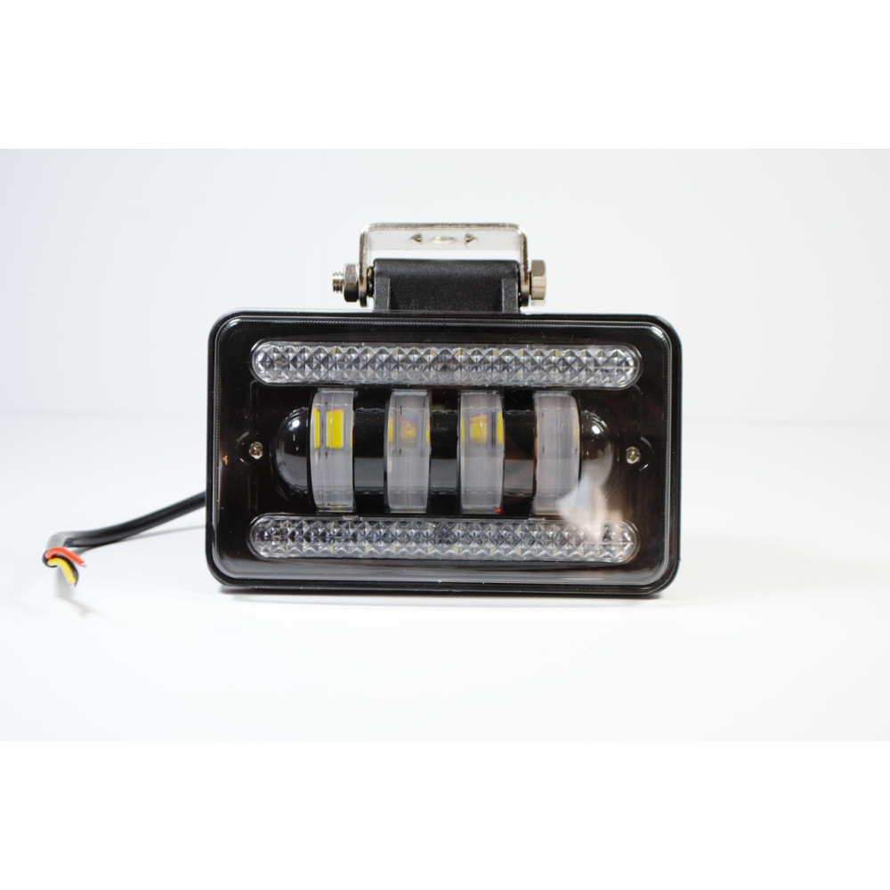 Світлодіодна фара ближнього світла 41B - 60W +ДХО ( Перевернута )