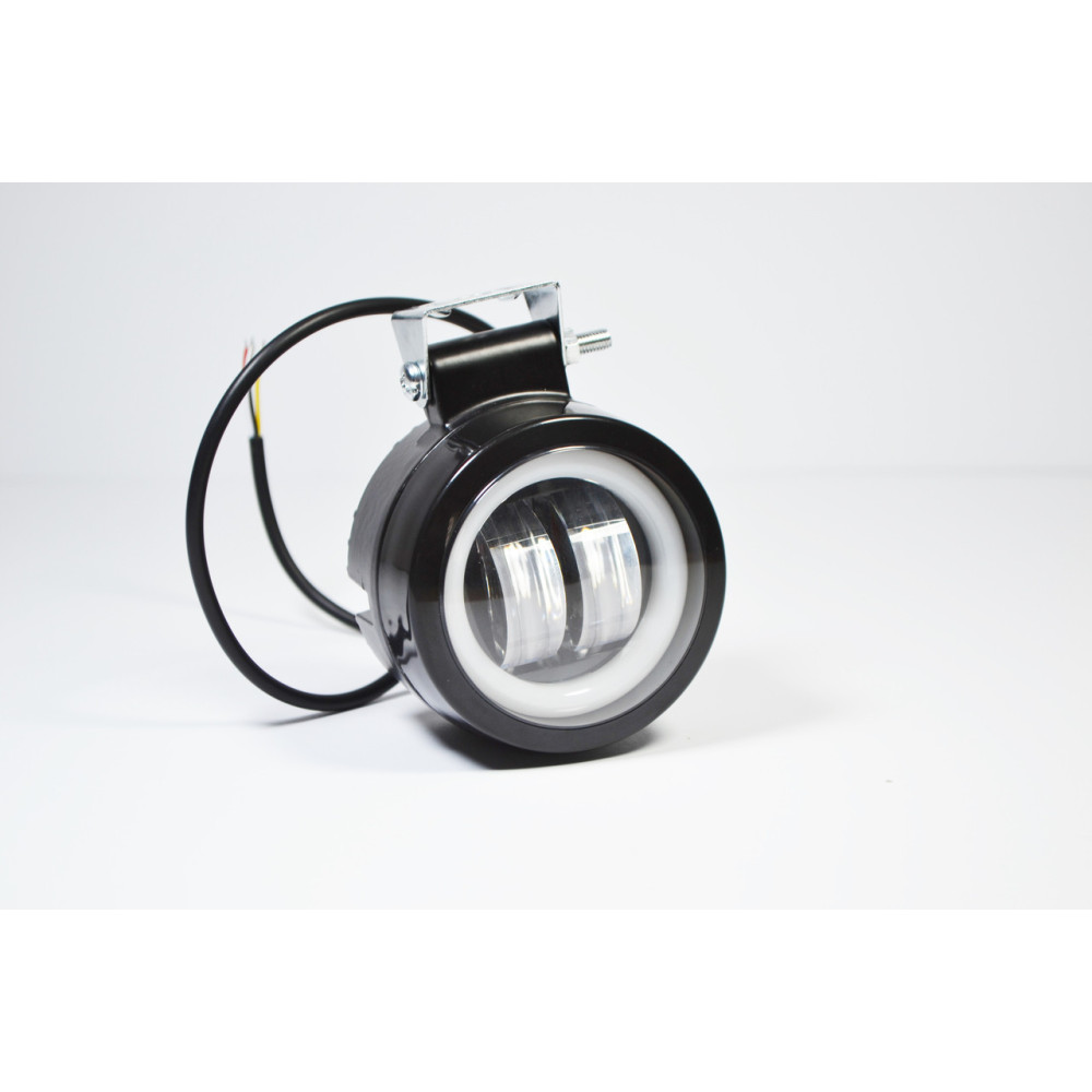 LED фара 20Вт ( Перевернута ) кругла з ДХО Чіткої світловий тіньової кордоном+ СТРОБОСКОП
