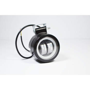 LED фара 20Вт ( Перевернута ) кругла з ДХО Чіткої світловий тіньової кордоном+ СТРОБОСКОП