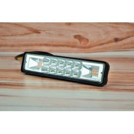 Світлодіодна LED фара 20Вт світлодіоди 2w х 10шт + Стробоскоп (білий) Широкий промінь