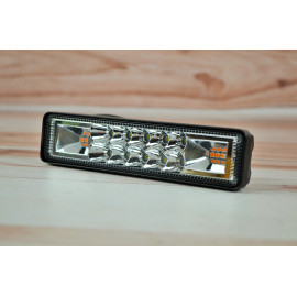 Світлодіодна LED фара 20Вт світлодіоди 2w х 10шт + Стробоскоп (білий) Широкий промінь