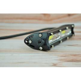 Фара LED прямокутна 20W (плоска) (2 діода) (chip COB-D1) (2 діода) (18.5 см х 5см х 3 см)