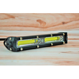 Фара LED прямокутна 20W (плоска) (2 діода) (chip COB-D1) (2 діода) (18.5 см х 5см х 3 см)