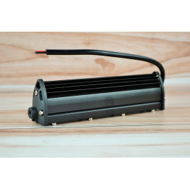 Фара LED прямокутна 20W (плоска) (2 діода) (chip COB-D1) (2 діода) (18.5 см х 5см х 3 см)