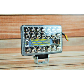 Фара LED прямокутна 108W 6000K (36 діодів) (13,5 см х 9 см х 3см) (ближний + дальний)
