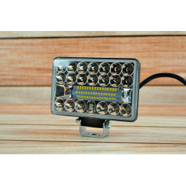 Фара LED прямокутна 108W 6000K (36 діодів) (13,5 см х 9 см х 3см) (ближний + дальний)