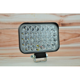 Фара LED прямокутна 99W 6000K (33 діодів) (13.5см х 9.5см х 3см) (ближній + дальній)