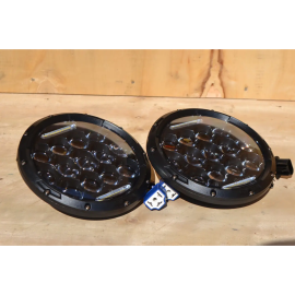 Світлодіодна LED фара 70Вт Нива, УАЗ 469, ВАЗ 2101, 2121, FJ Cruiser, мотоцикл, мото 7 дюйм