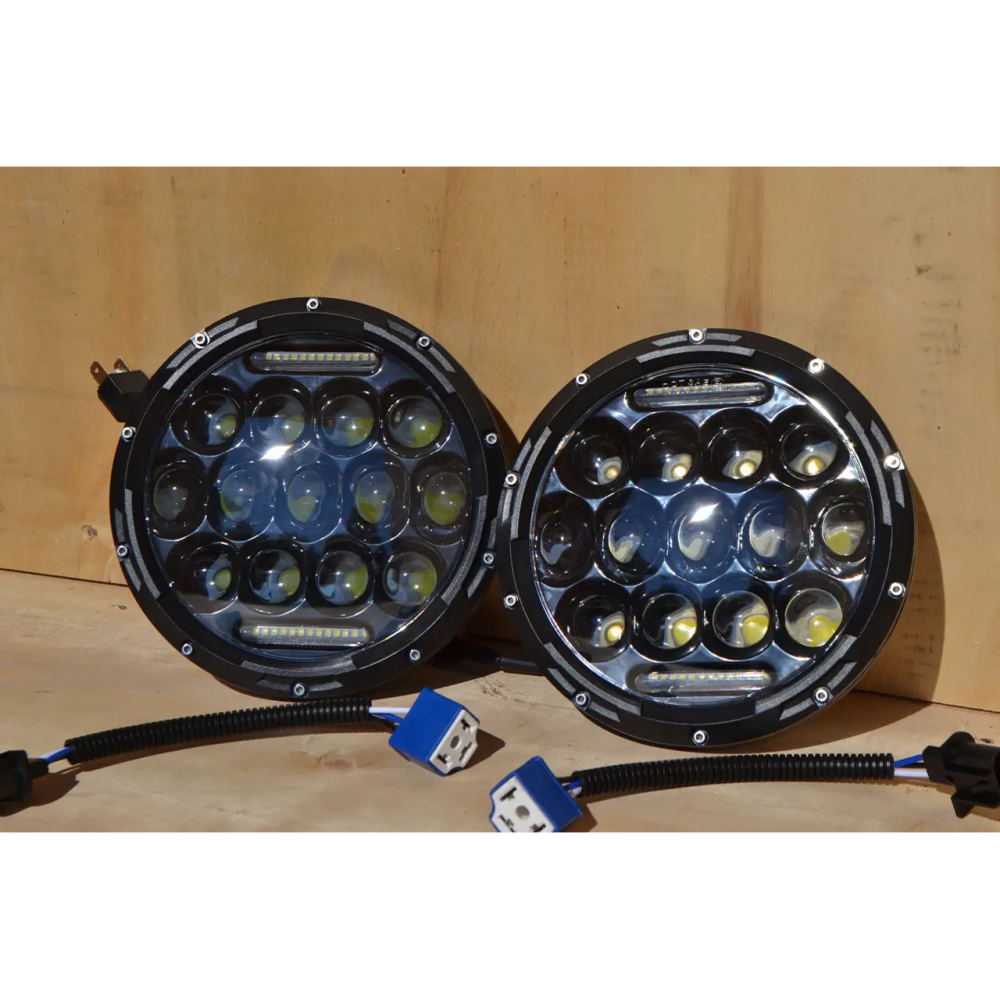 Світлодіодна LED фара 70Вт Нива, УАЗ 469, ВАЗ 2101, 2121, FJ Cruiser, мотоцикл, мото 7 дюйм