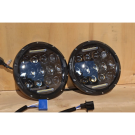 Світлодіодна LED фара 70Вт Нива, УАЗ 469, ВАЗ 2101, 2121, FJ Cruiser, мотоцикл, мото 7 дюйм