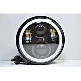 Фара Ваз 2106 60Вт (Універсальні) світлодіодні фари Led 5.75 дюймів ДХО Ангельські очі