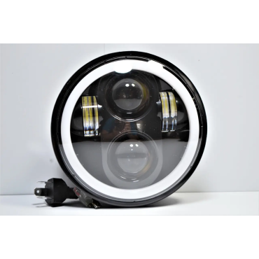 Фара Ваз 2106 60Вт (Універсальні) світлодіодні фари Led 5.75 дюймів ДХО Ангельські очі