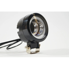 Додаткова світлодіодна LED-фара 20 Вт кругла з ДХО Чіткою світловою тіневий кордоном (Комплект)