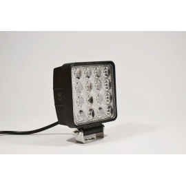 Світлодіодна LED-фара робоча 48 Вт, (3 Вт*16ламп) Широкий промінь (Комплект 2 шт.) (Товщина корпусу 6 см)