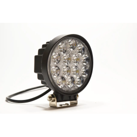 Світлодіодна LED-фара робоча 42W/60° 42 Вт.(3 Вт*14ламп) Широкий промінь (Комплект 2 шт.)