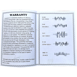 Колінвал "Lizzy Parts" Д-21 (Т-25, Т-16)