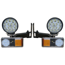 Кронштейн кріплення поворотів з LED ліхтарями (Ф-402 led) та LED фарами