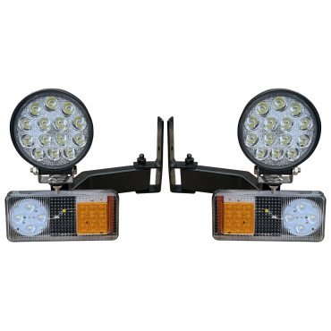 Кронштейн кріплення поворотів з LED ліхтарями (Ф-402 led) та LED фарами