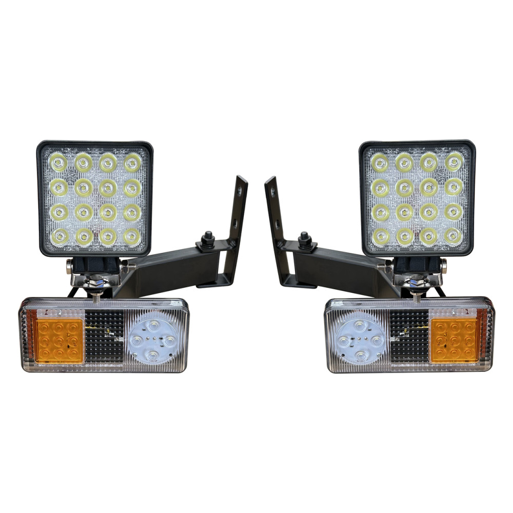 Кронштейн кріплення поворотів з LED ліхтарями (Ф-402 led) та LED фарами