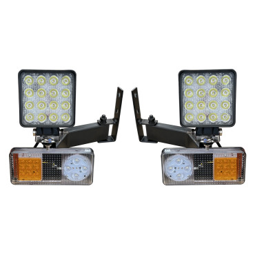 Кронштейн кріплення поворотів з LED ліхтарями (Ф-402 led) та LED фарами