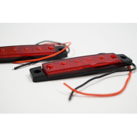 Габарит LED (NTK) 12v 6-діодний червоний