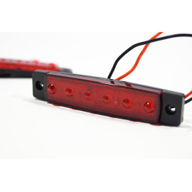 Габарит LED (NTK) 12v 6-діодний червоний