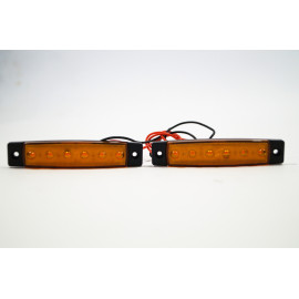 Габарит LED (NTK) 12v 6-діодний жовтий