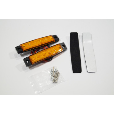 Габарит LED (NTK) 12v 6-діодний жовтий