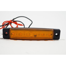 Габарит LED (NTK) 12v 6-діодний жовтий