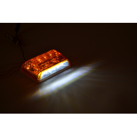 Габарит LED Жовтий з білою підсвіткою 12Вольт