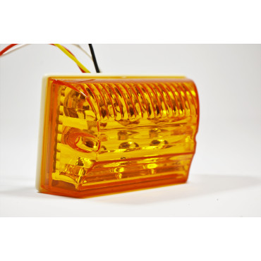 Габарит LED Жовтий з білою підсвіткою 12Вольт