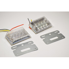 Габаритний LED ліхтар SIDE LAMP 24вольт Білий + підсвітка номера