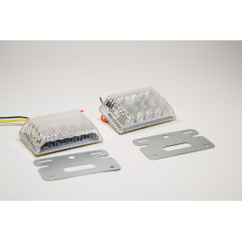 Габаритний LED ліхтар SIDE LAMP 24вольт Білий + підсвітка номера