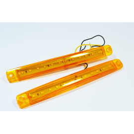 Габарит LED (NTK) 24v 12-ти діодний жовтий