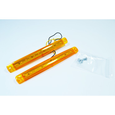 Габарит LED (NTK) 24v 12-ти діодний жовтий