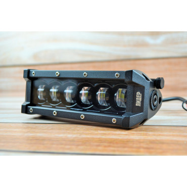 Світлодіодна LED-балка F1 27вт 6LED (18 см) Чітка світлотінева межа Ближнє світло надяскравий