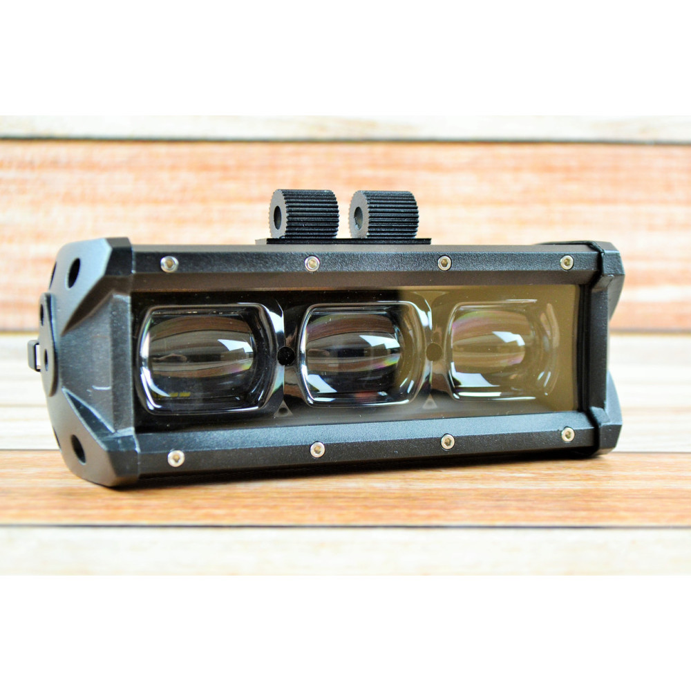 LED балка WG-30W 3 лінз (21см) 30вт ( Надяскраве дальнє світло )