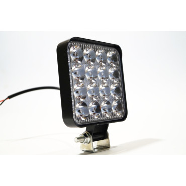 Фара LED квадратна 48W 6000K (16 діодв) (8.5 см х 8.5 см х 1,5 см) Mini