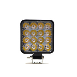 Фара LED квадратна 48W 6000K (16 діодв) (8.5 см х 8.5 см х 1,5 см) Mini
