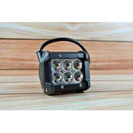 Світлодіодна LED фара 18Вт (світлодіоди 3w х6шт) Вузький промінь