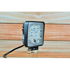 Світлодіодна LED фара робоча 27W/60° 27Вт,(3Вт*9ламп)Широкий промінь