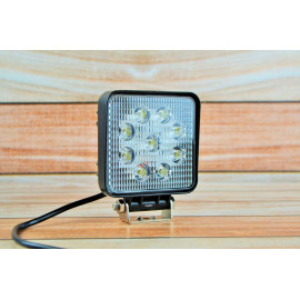 Світлодіодна LED фара робоча 27W/ 27Вт,(3Вт*9ламп) Вузький промінь