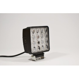 Світлодіодна LED фара робоча 48W/ 48Вт,(3Вт*16ламп) Вузький промінь (Товщина корпусу 6см)