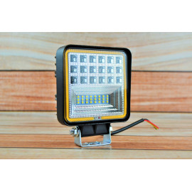 Світлодіодна LED фара робоча 126W Ангельський очей