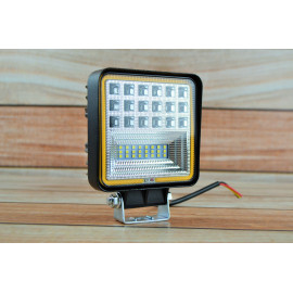 Світлодіодна LED фара робоча 126W Ангельський очей