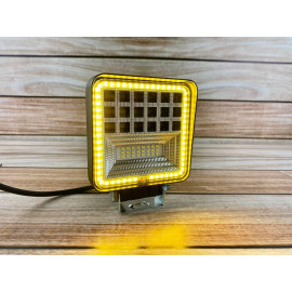 Світлодіодна LED фара робоча 126W Ангельський очей