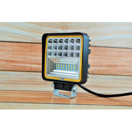 Світлодіодна LED фара робоча 126W Ангельський очей