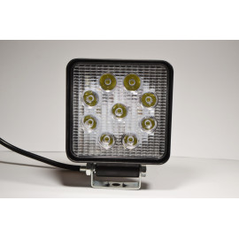 Світлодіодна LED фара робоча 27W/ 27Вт,(3Вт*9ламп) Вузький промінь